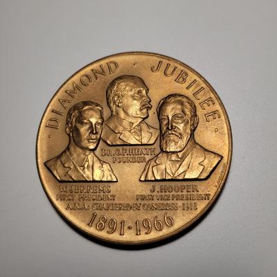 American Numismatic association Bronze commemorative medallion