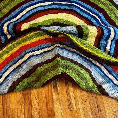BIG Rainbow Hand Braided Rug