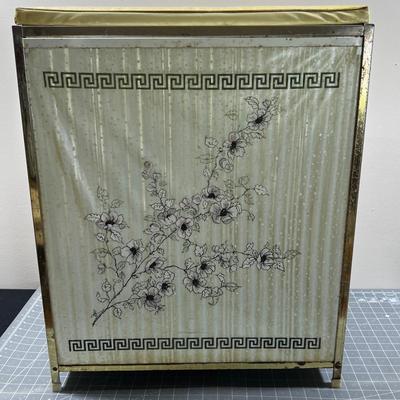 Laundry Hamper All Metal with Vinal Top