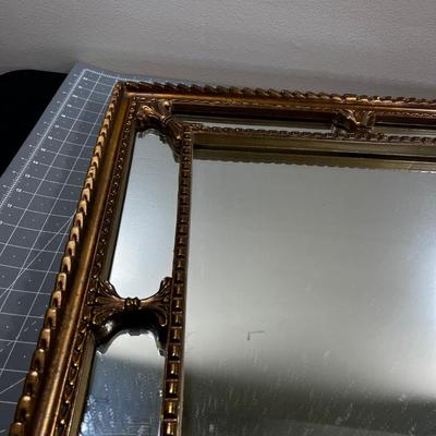 Big Golden Framed Mirror 
