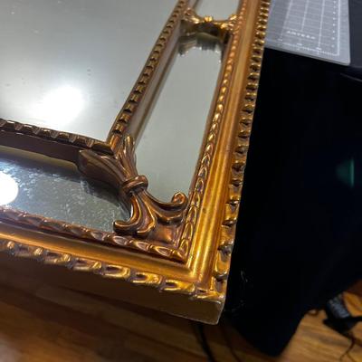 Big Golden Framed Mirror 