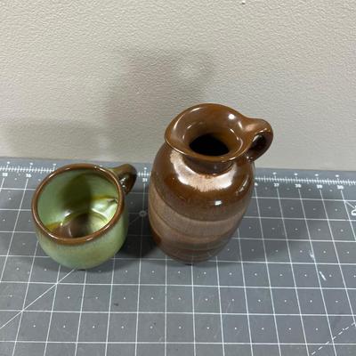 Frankoma Cup & Ewer 