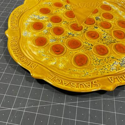 AWESOME Pizza Tray Ceramic 