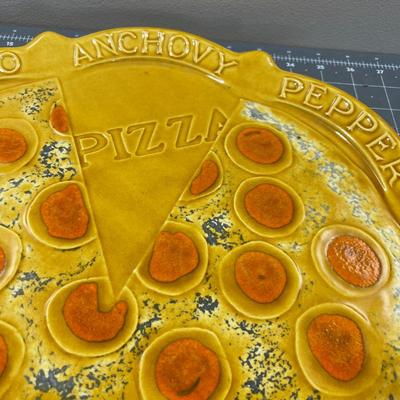 AWESOME Pizza Tray Ceramic 