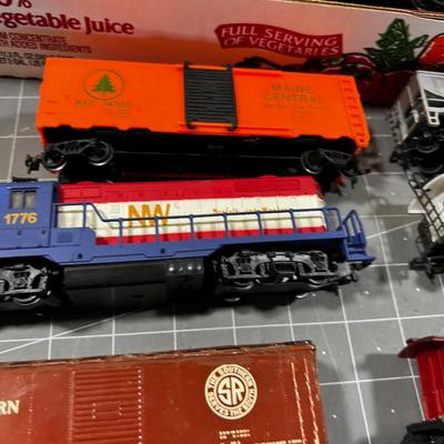 Large Lot of Train Cars