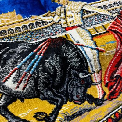 Magic Rugs; Bull Fighter and a Patterned one. 