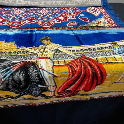 Magic Rugs; Bull Fighter and a Patterned one. 