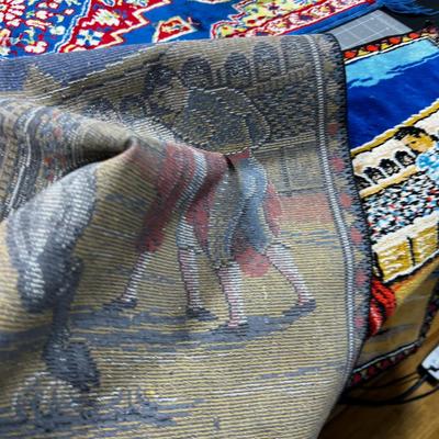 Magic Rugs; Bull Fighter and a Patterned one. 