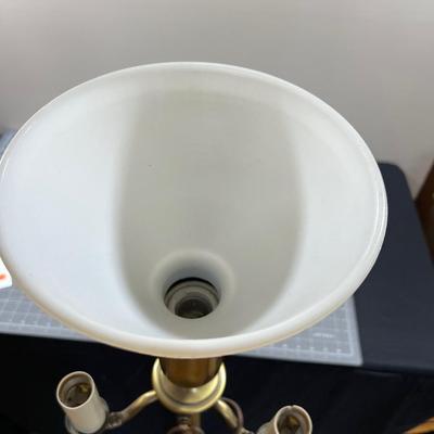 Working Condition Floor Lamp Brass Finish