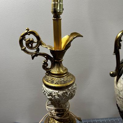 Many Hared BEAUTIFUL LAMPS, Marble, Glass, Brass &  Metal
