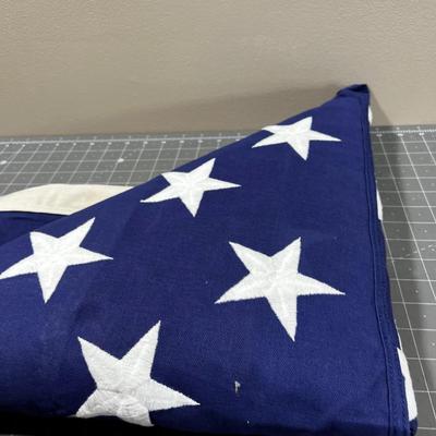 American 8 x 5 Cotton Embroidered Flag 50 Stars