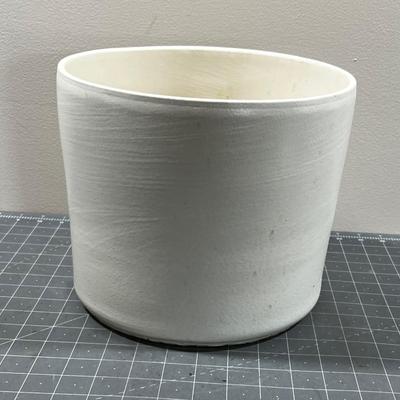 MCM White Ceramic Planter 
