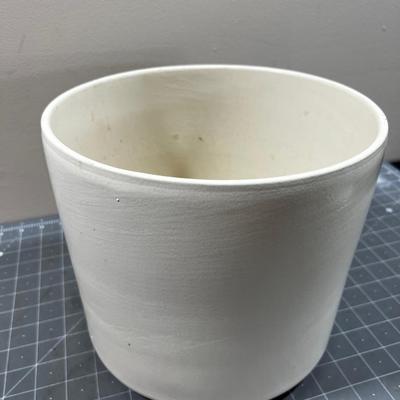 MCM White Ceramic Planter 