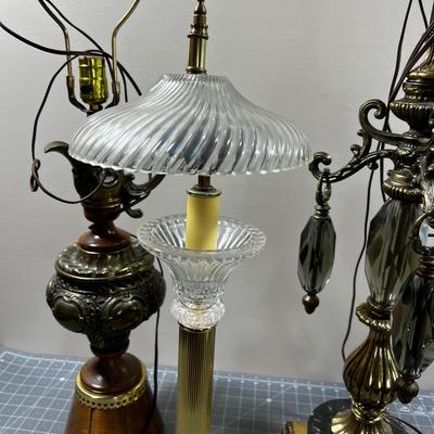 3 Decorator Lamps. - Statement Lamp