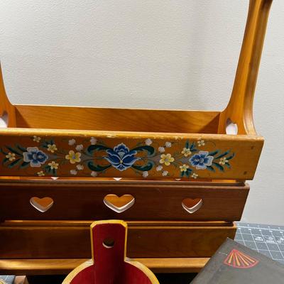 Toll Painted Items Wood and Metal 