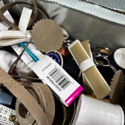 Sewing Basket with Notions etc. 