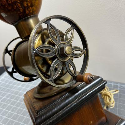 Coffee Grinder Lamp 