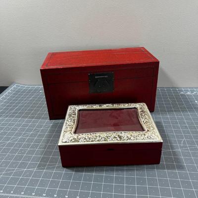 2 Keepsake Boxes 