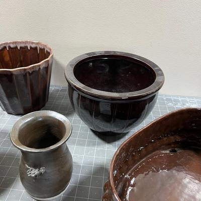 Brown Flower Pots