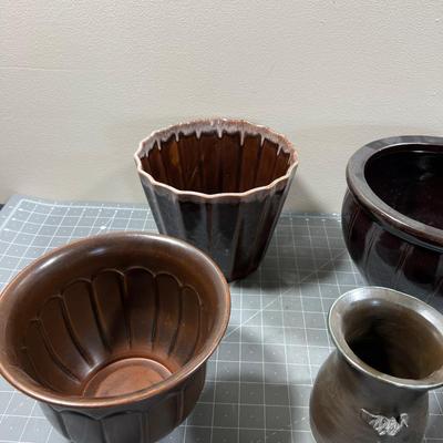 Brown Flower Pots