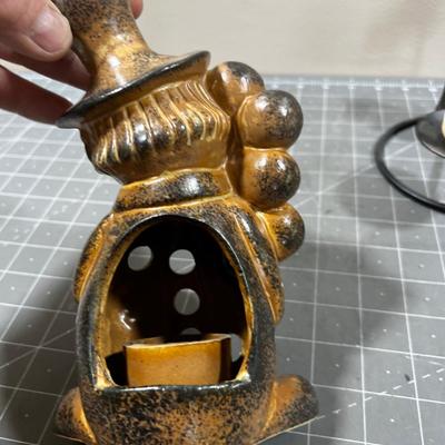 Votive Holders: Dog, Clown & House