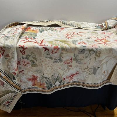 NICE~ Large NEEDLEPOINT Coverlet, Wall-hanging, etc.