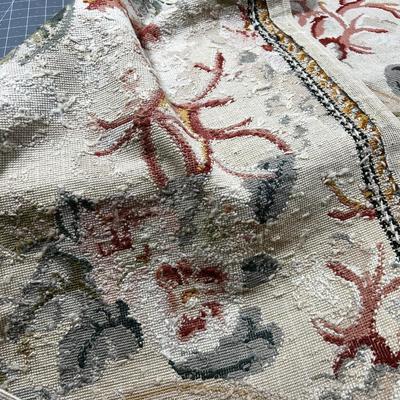 NICE~ Large NEEDLEPOINT Coverlet, Wall-hanging, etc.