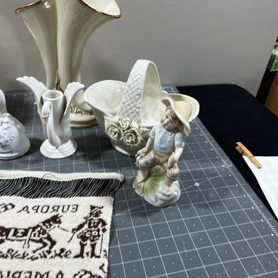 Nice White Swans, Basket, Vase, Ceramics
