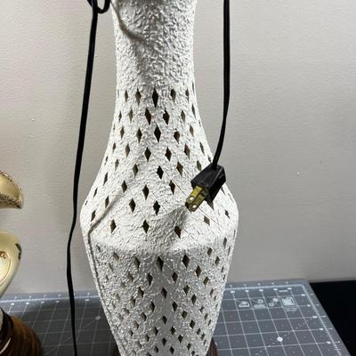 2 Large Ceramic Lamps 