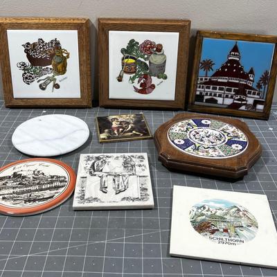 Lots of Tile and Marble Trivets 10