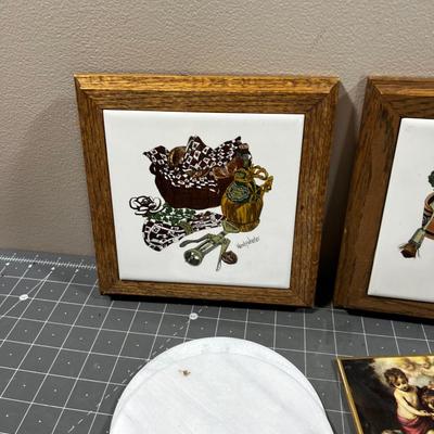 Lots of Tile and Marble Trivets 10
