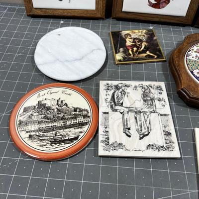 Lots of Tile and Marble Trivets 10