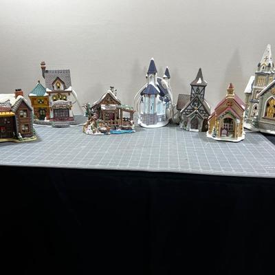 Christmas Town Lots of Churches. FUN Holiday Spirit!