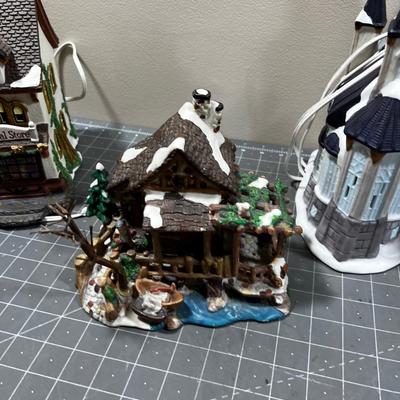 Christmas Town Lots of Churches. FUN Holiday Spirit!