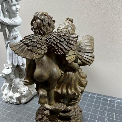 2 Fairy  Statues 