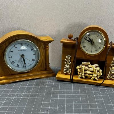2 Clocks; 1 Battery operated And 1 Electric Clocks