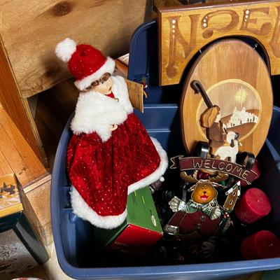 Ginormous Collection of used  CHRISTMAS DECORATIONS. 
