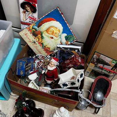 Ginormous Collection of used  CHRISTMAS DECORATIONS. 