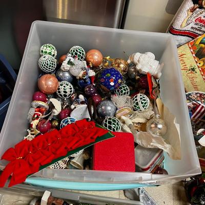 Ginormous Collection of used  CHRISTMAS DECORATIONS. 