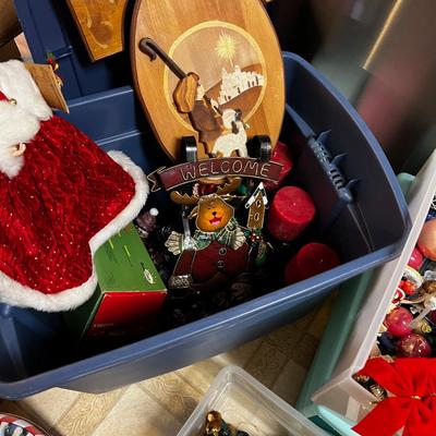 Ginormous Collection of used  CHRISTMAS DECORATIONS. 