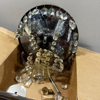 Glass Dangle Light Fixture! 