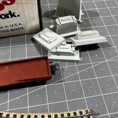 German Made Train Set by MARKLIN Cars & Track HO Scale. VINTAGE!!!