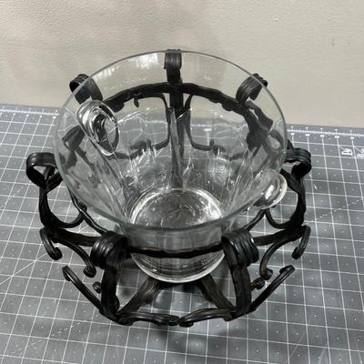 Votive, Ice Bucket, Terrarium??? You make the call! It is Vintage!