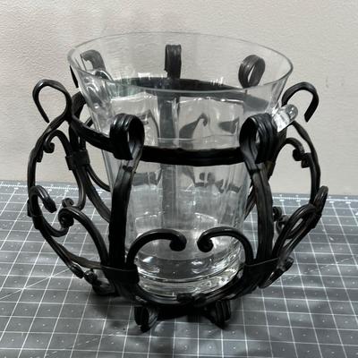 Votive, Ice Bucket, Terrarium??? You make the call! It is Vintage!