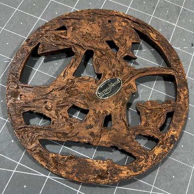Syroco Wood Round Mexican Plaques 
