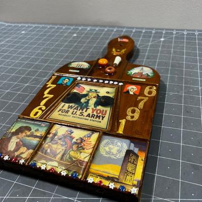 Bi-Centennial Decoupage Cutting Board