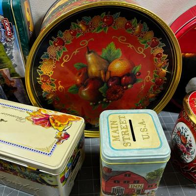 Big Lot of Metal Tins. All Kinds! 