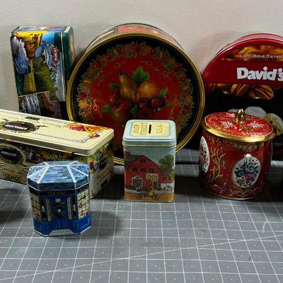 Big Lot of Metal Tins. All Kinds! 