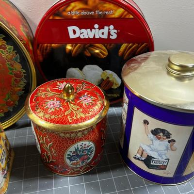 Big Lot of Metal Tins. All Kinds! 