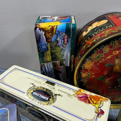 Big Lot of Metal Tins. All Kinds! 